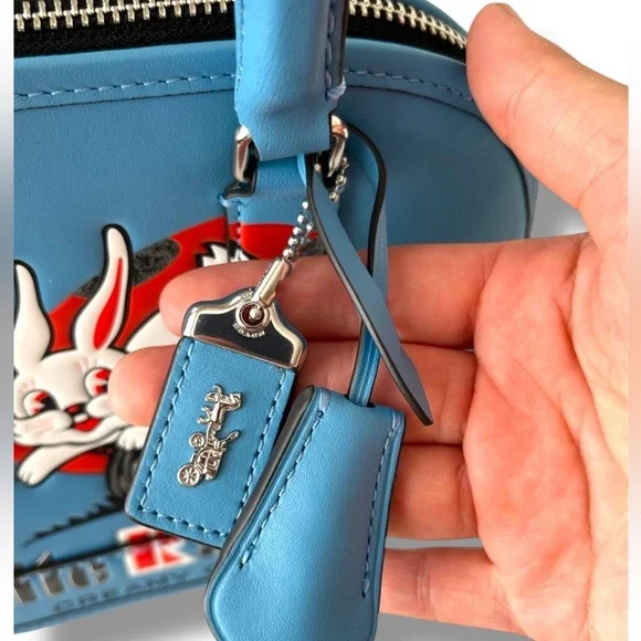 Coach x White Rabbit Revel Bag 24 NEW BLUE RARE LIMITED EDITION NWT DUST BAG - Picture 4 of 9